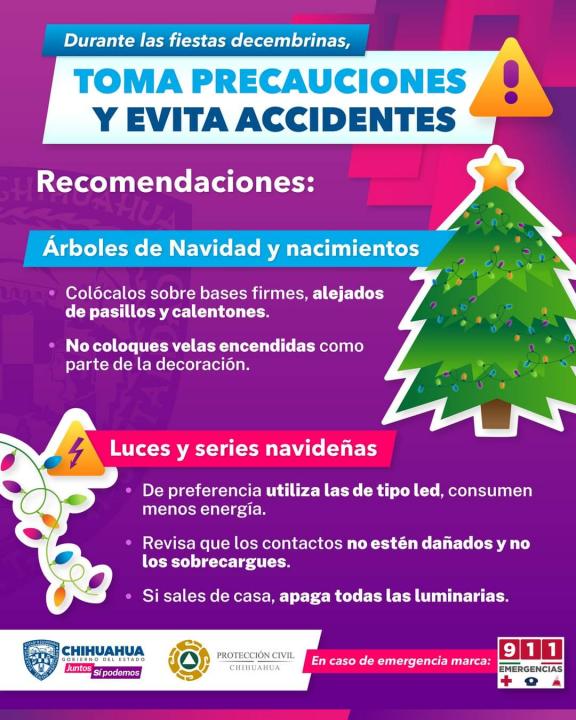 Emite Protección Civil Recomendaciones Para Evitar Accidentes Y Disfrutar De Una Navidad Segura 7921