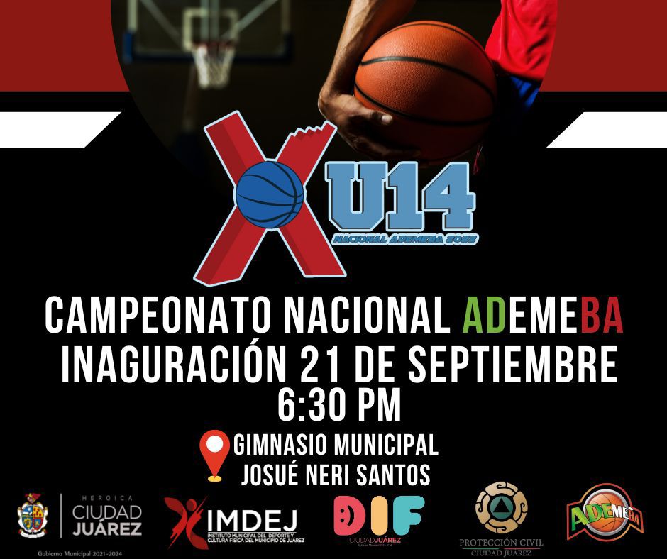 Todo México Está En Ciudad Juárez Por Torneo Nacional Sub 14 De Basquet