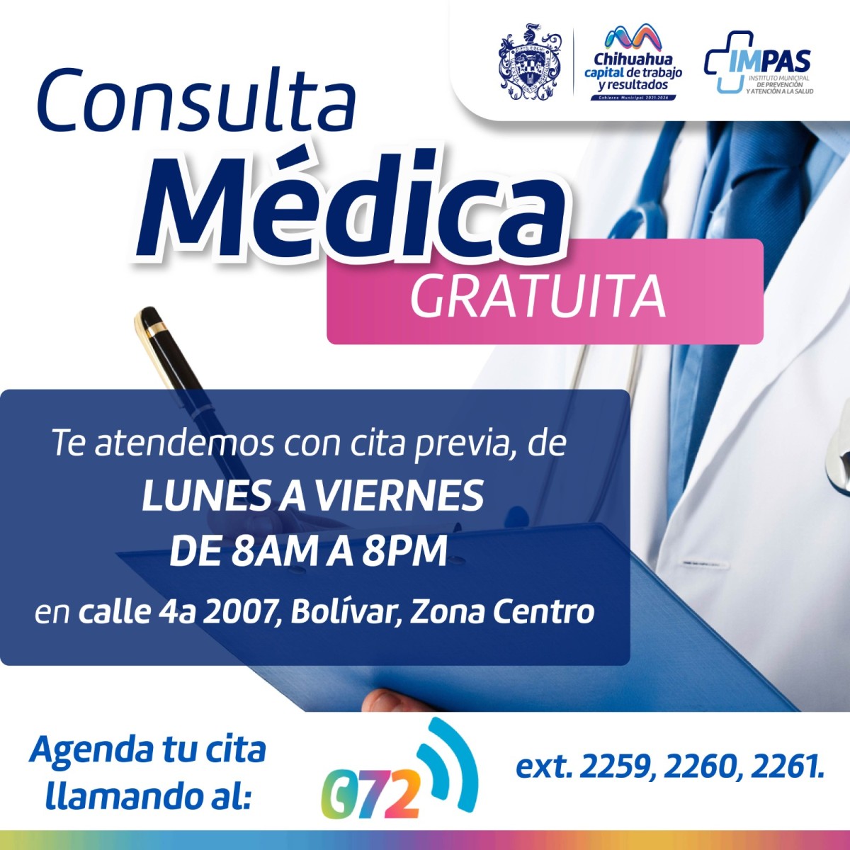 Ofrece El Impas Servicio De Consulta Médica General 1007